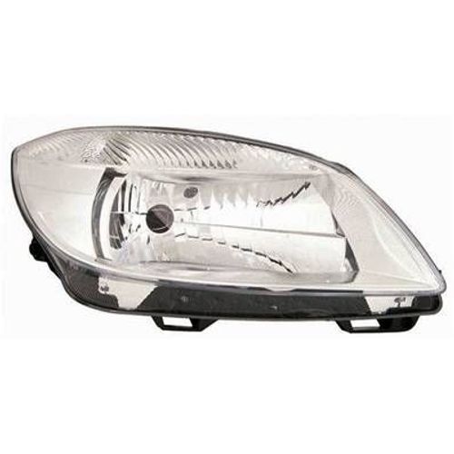 Phare Optique Avant Droit Pour Skoda Fabia Ii Ph. 2 2010-2014, H4, Neuf