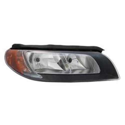Phare Optique Avant Droit Pour Volvo V70 Iii Phase 1, 2007-2012, Fond Noir, H7+H9, Neuf