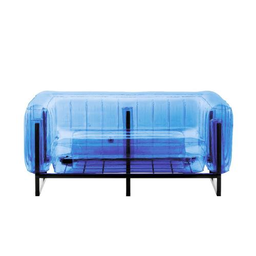 Yomi Canape Eko Cadre En Aluminium Bleu Cristal Mojow