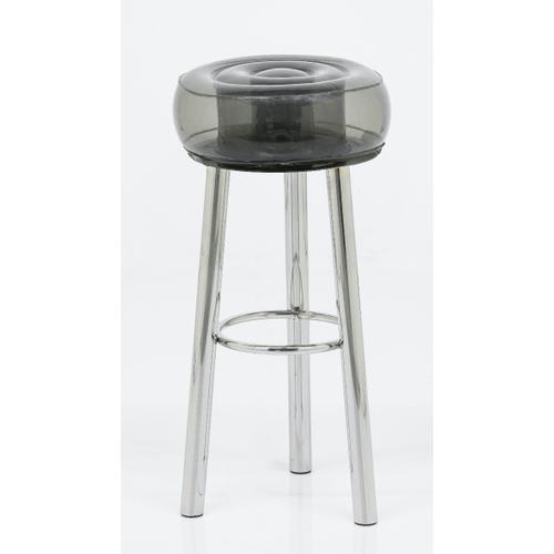 Table D Appoint Helly Eko Cadre En Aluminium Cristal Noir Mojow