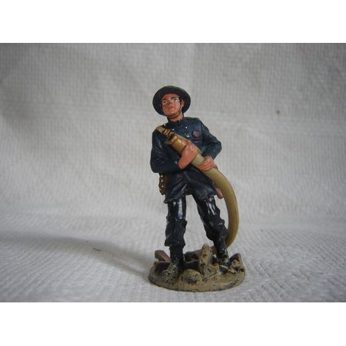 Les Heros Du Feu N° 56 Pompier Cobra : Le Sapeur Pompier Grande Bretagne En Tenue De Feu 1940