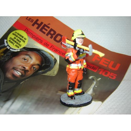 Les Heros Du Feu N° 105 Pompier Cobra : Le Sapeur Pompier Tenue Experimentale Français 2008