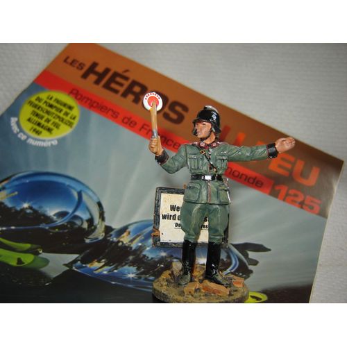 Les Heros Du Feu N° 125 Pompier Cobra : Le Pompier Allemand Feuerschutzpolizei 1940