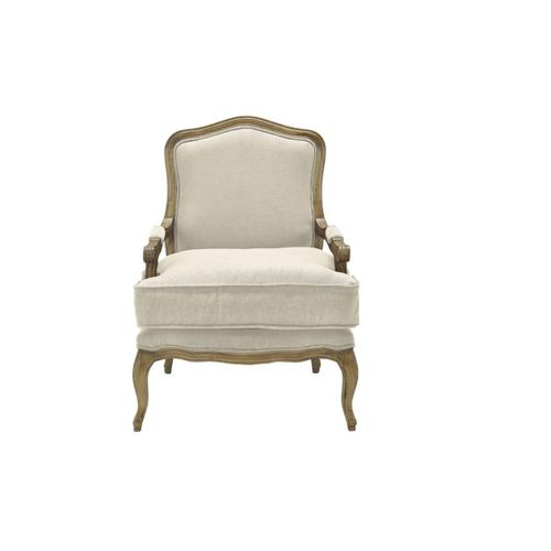 Fauteuil Bergère En Lin Mahaux - Beige