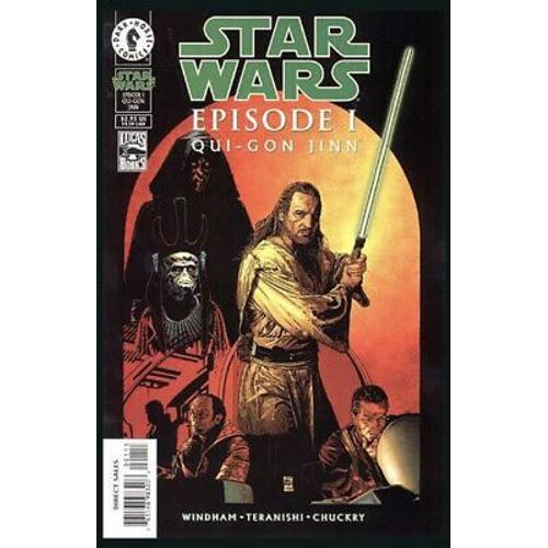 Star Wars Episode 1 : Qui-Gon Jinn One-Shot ( V.O. 1999 - Dark Horse Comics ) *** Tim Bradstreet Cover