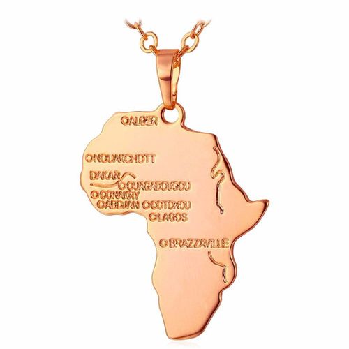 Collier Afrique U7 - Rose Gold