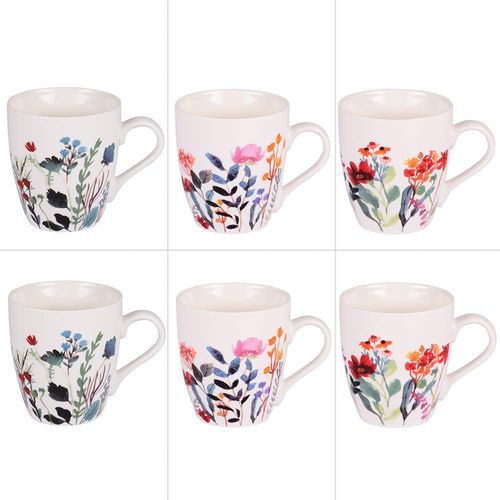 Coffret de 6 tasses flor 23 cl