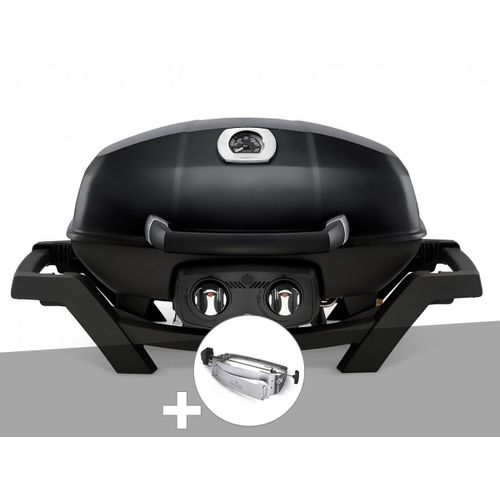 Barbecue à gaz Napoléon Travel Q PRO 285 noir + Rôtissoire