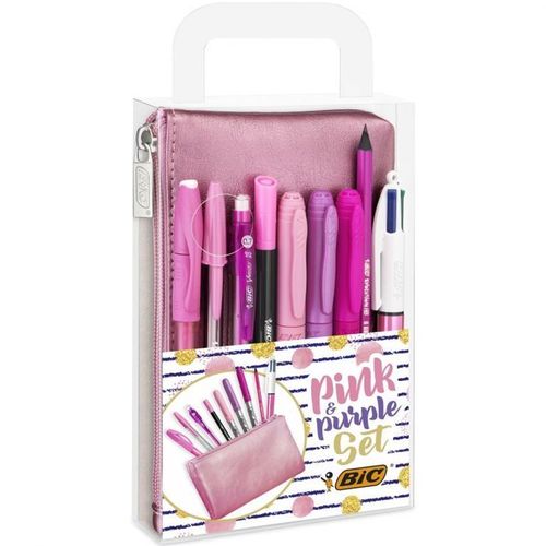 Bic 964280 Set Da Regalo Penna E Matita Penna Con Punta A Sfera Matita Meccanica Scatola Di Plastica