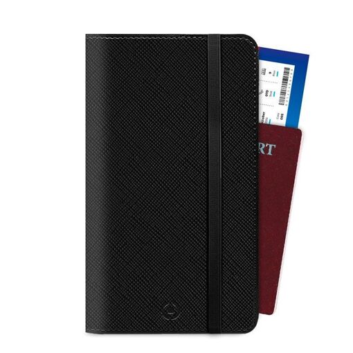 Celly Venere Passport Portefeuille Noir Simili-cuir