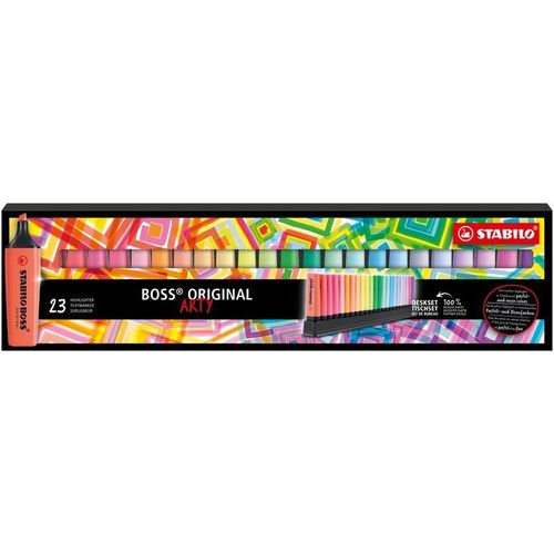 Stabilo Boss Original Evidenziatore 23 Pz Punta Smussata Multicolore