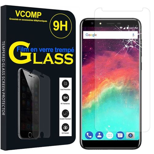 1 Film Verre Trempé Pour Bq Aquaris X2/ X2 Pro 5.65" Protection D'écran