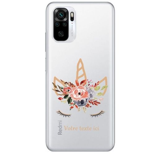Coque Redmi Note 10 4g Et 10s Licorne Eyes Fleur