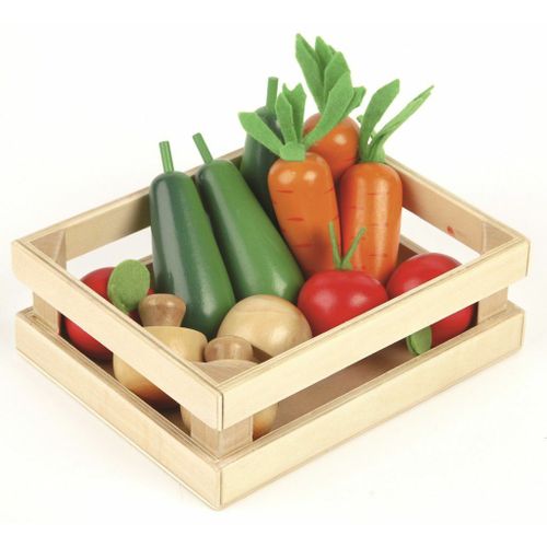 Tilde Caisse En Bois Avec Des Légumes