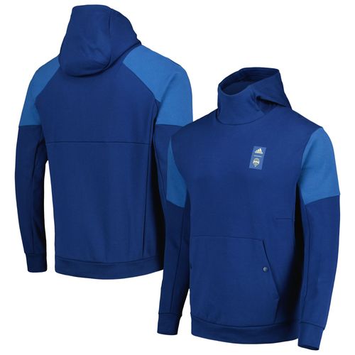 Sweat À Capuche Adidas Seattle Sounders Fc 2023 Player Travel Pour Homme, Bleu