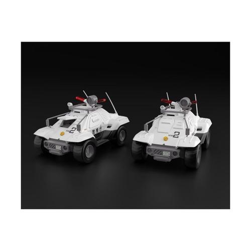 Mobile Police Patlabor - Pack 2 Figurines Plastic Model Kit 1/43 Type 98 Command Vehicle 4 Cm
