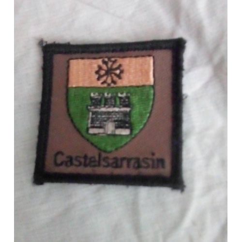 Écusson Castel Sarrasin Génie Velcro