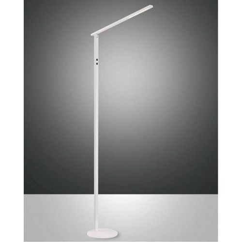 Fabas Luce Ideal Lampadaire Intégré Led Verre Blanc