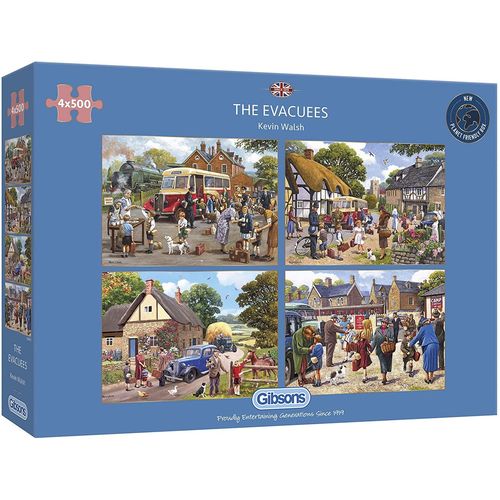 The Evacuees Jigsaw Puzzle - 4x500 Pieces