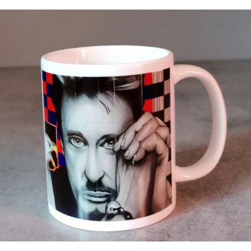 Mug Personnalisé Tasse À Café Johnny Hallyday