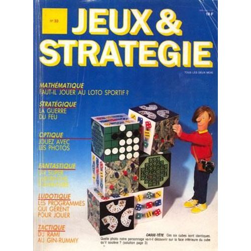 Jeux Et Stratégie N° 33 : Faut-Il Jouer Au Loto Sportif ...