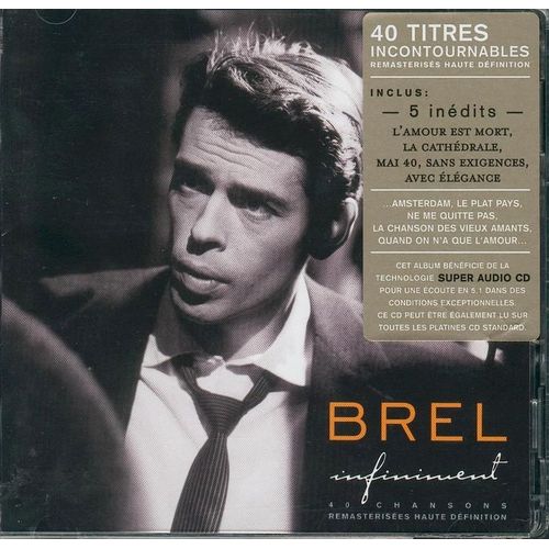 Coffret 2 Cd : Brel Intense - Format Sacd Hybride (Inclus 5 Inédits)