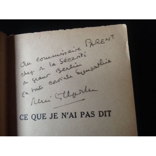 [Bel Envoi Autographe] René Delpeche - Ce Que Je N' Ai Pas Dit ... (Souvenirs D' Un Reporter)