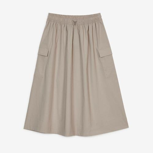 Skirt Midi Cargo Ecru