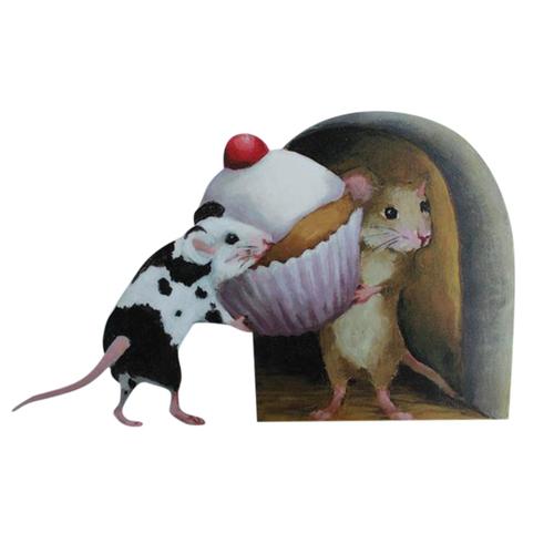 Autocollants Muraux À Trous De Souris 3d, 1 5 Pièces, Pour Chambres D'Enfants, Sparadrap De Maison, Décoration De Maison, Art Mural En Vinyle, Ornement Amusant