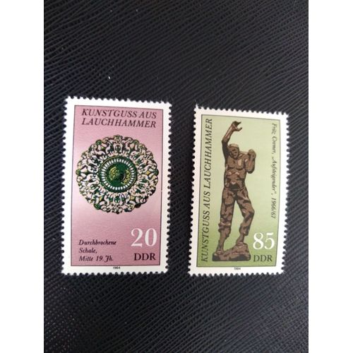 Timbre Allemagne / Rda Yt 2506 - 2607 Séries: Fonte D'art De Lauchhammer 1984 ( 150306 )