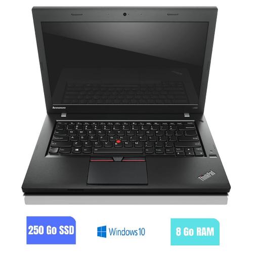 LENOVO L450 - 8 Go RAM - 250 SSD - Windows 10 - N°170257