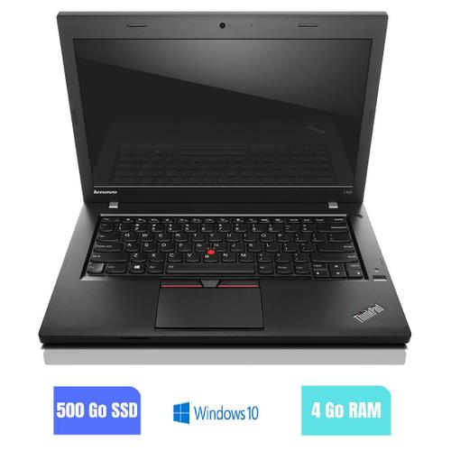 LENOVO L450 - 4 Go RAM - 500 SSD - Windows 10 - N°170253