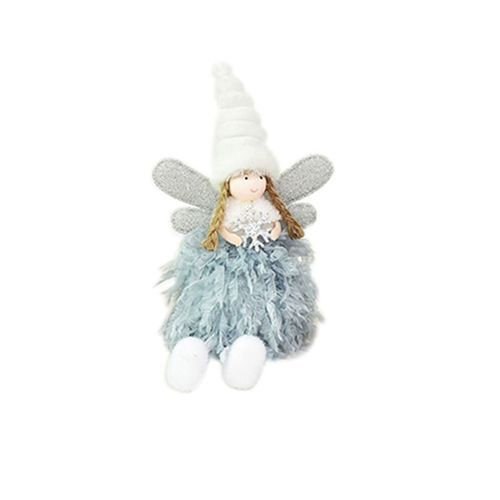Poupée Ange De Noël En Position Assise, Jouet Mignon, Décoration De Table Pour La Maison, Nouvel An, Cadeau Pour Enfants
