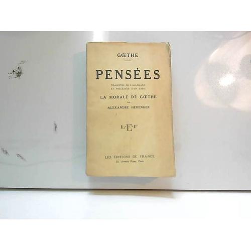 Pensées.