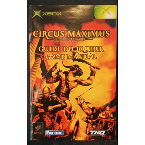 Circus Maximus Chariot Wars - Notice Officielle - Microsoft Xbox