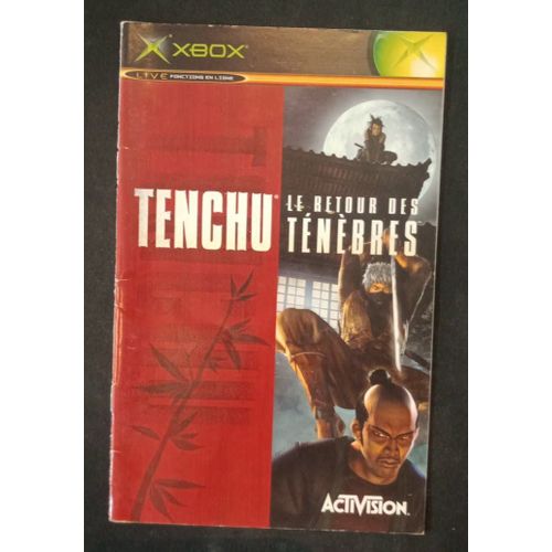 Tenchu Le Retour Des Ténèbres - Notice Officielle - Microsoft Xbox