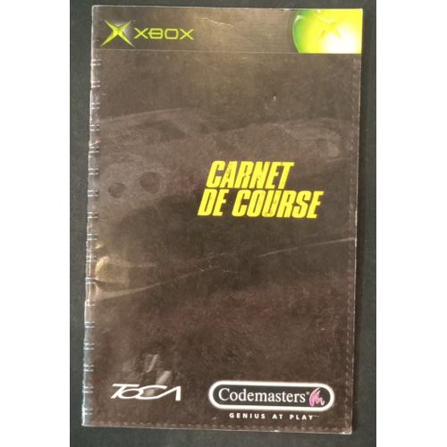 Toca Racedriver - Notice Officielle - Microsoft Xbox