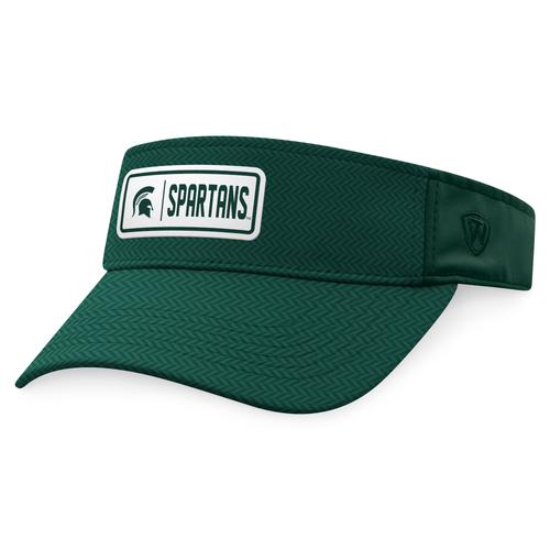 Visière Réglable Top Of The World Pour Hommes, Michigan State Spartans Sunrise, Vert