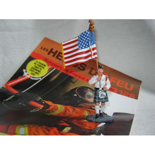 Les Heros Du Feu N° 128 Pompier Cobra : Le Pompier Americain Tenue De Ceremonie 2003
