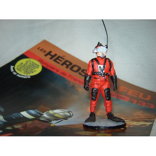 Les Heros Du Feu N° 133 Pompier Cobra : Plongeur Groupe Recherche Exploration Français Paris 1979