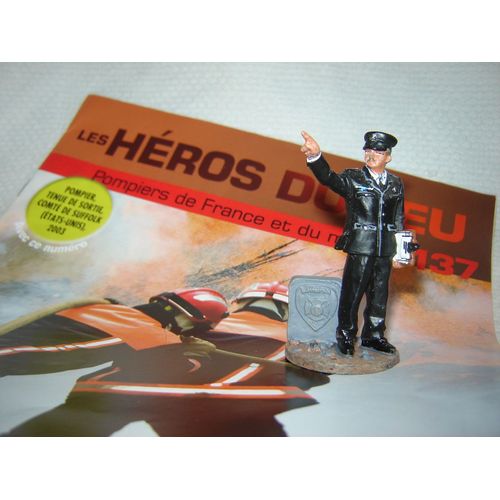 Les Heros Du Feu N° 137 Pompier Cobra : Le Pompier Tenue De Sortie Suffolk Etats Unis 2003