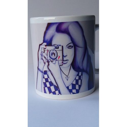 Mug Personnalisé Tasse À Café "Femme Glamour"