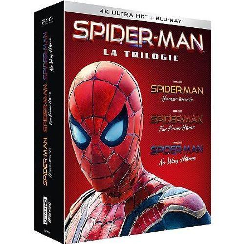 Spider-Man : Homecoming + Far From Home + No Way Home - 4k Ultra Hd + Blu-Ray