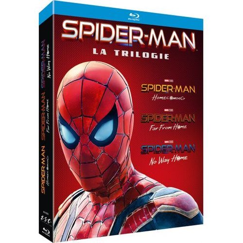 Spider-Man : Homecoming + Far From Home + No Way Home - Blu-Ray