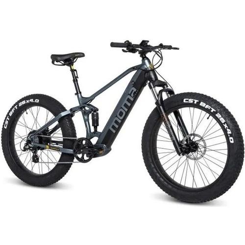 Moma Bikes - Vtt E-Fat Pro 26" - Freins À Disques Hydrauliques - Batterie Ion Lithium Intégrée Et Amovible - 48v - 13ah