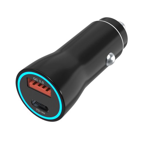 Chargeur Voiture Rapide Pour Oneplus / Lg / Nokia / Asus - Allume Cigare Port Usb Usb C [Phonillico]