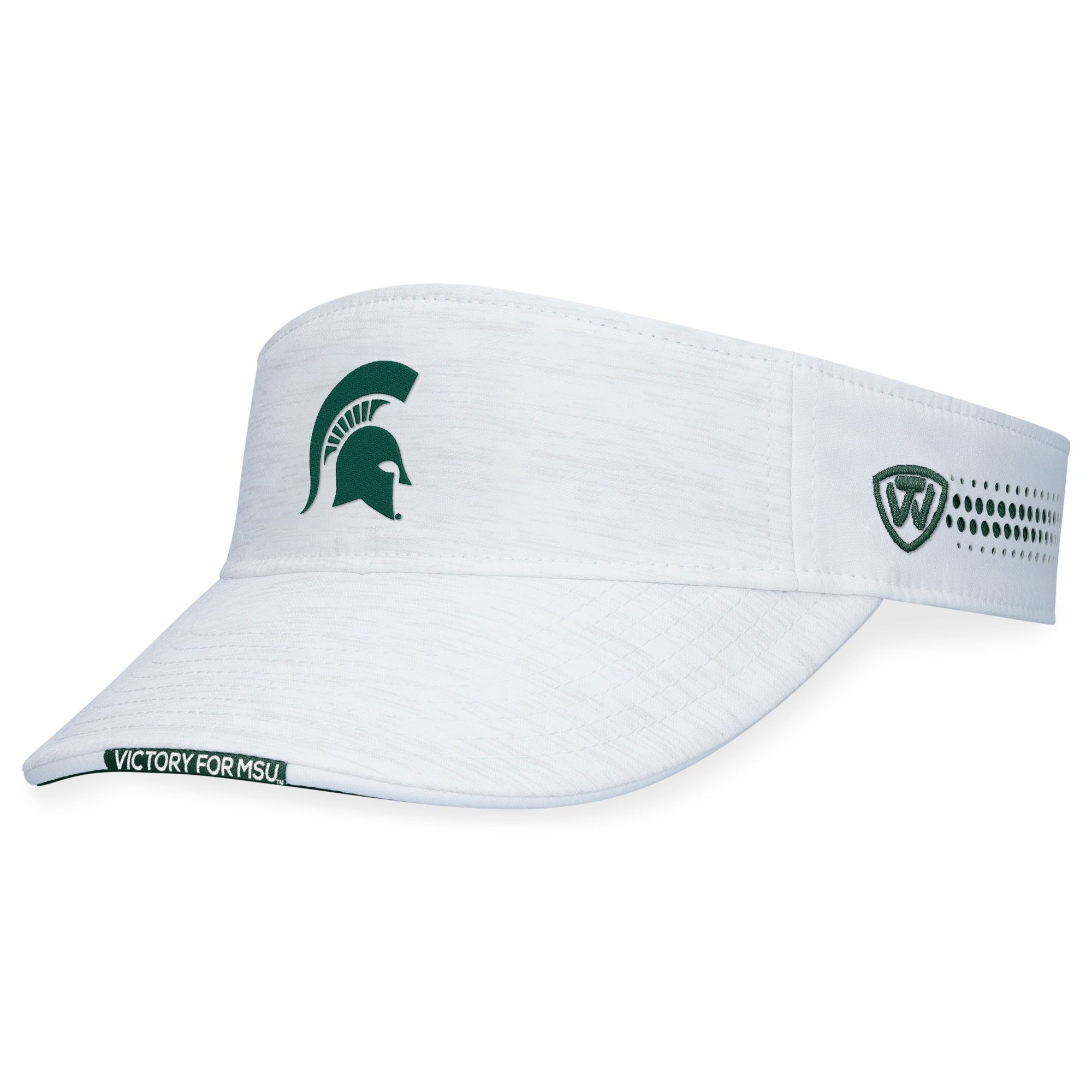 Visière Réglable Pour Homme Top Of The World Michigan State Spartans Flare Blanc