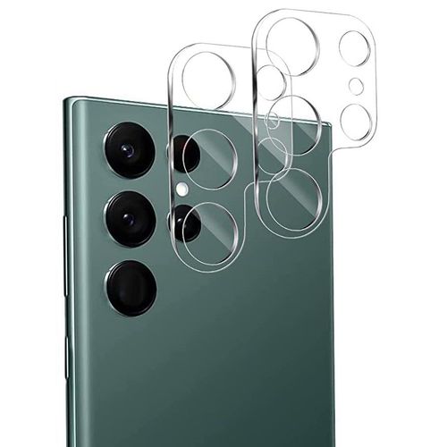 Protection Camera Pour Samsung Galaxy S22 Ultra 5g [Lot De 2] Verre Lentille Appareil Photo Arriere Film Protection [Phonillico]