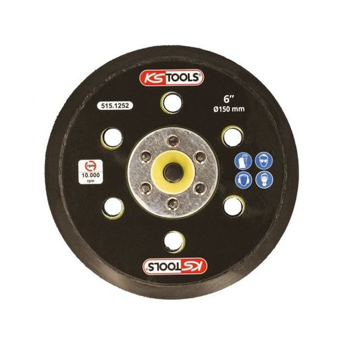 Plateau Velcro D150mm, 15 trous pour ponceuse 515.1254 et 515.1257