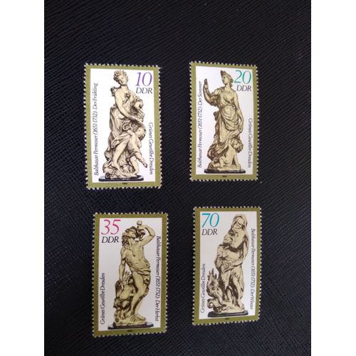 Timbre Allemagne / Rda Yt 2535 A 2538 Séries: Art De La Voûte Verte Dresde 1984 ( 150306 )